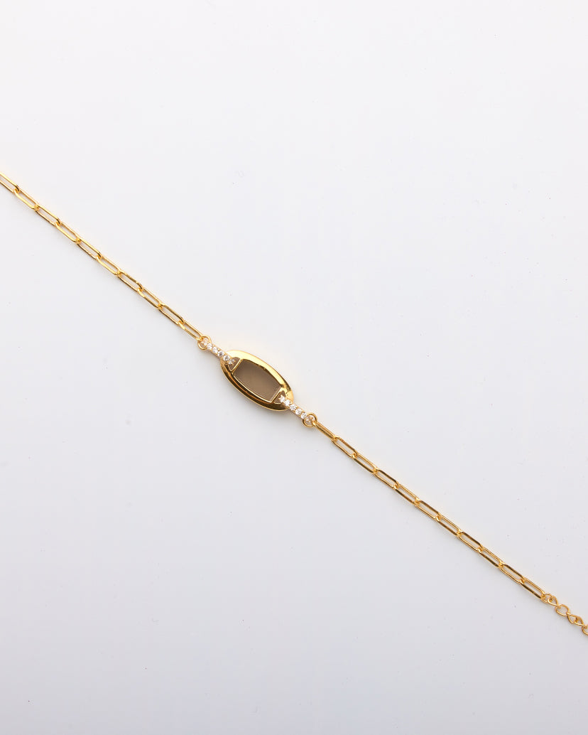 Eclipse Links Necklace-Smoky Quartz