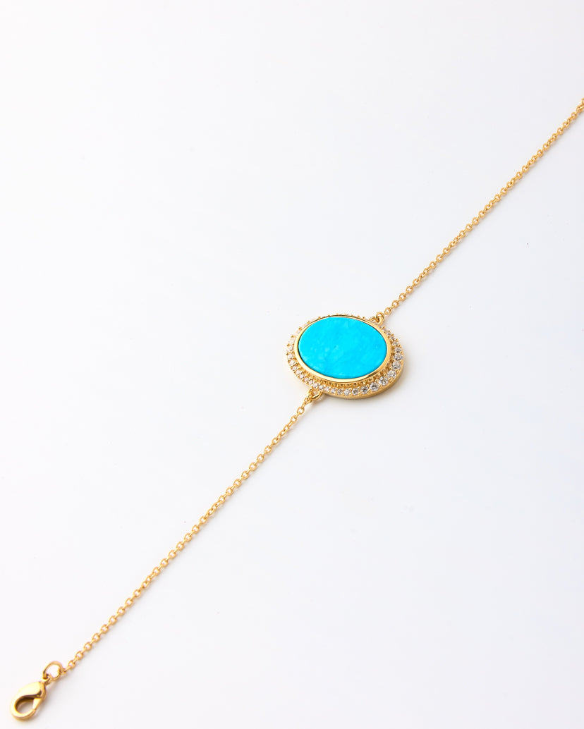 Aura Gems Bracelet-Turquoise