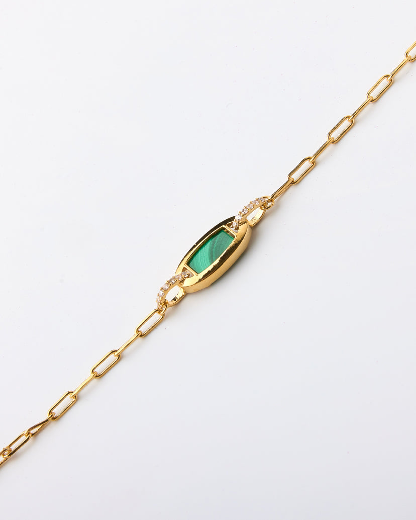 Eclipse Links Bracelet-Malachite