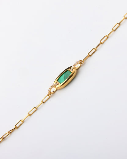 Eclipse Links Bracelet-Malachite