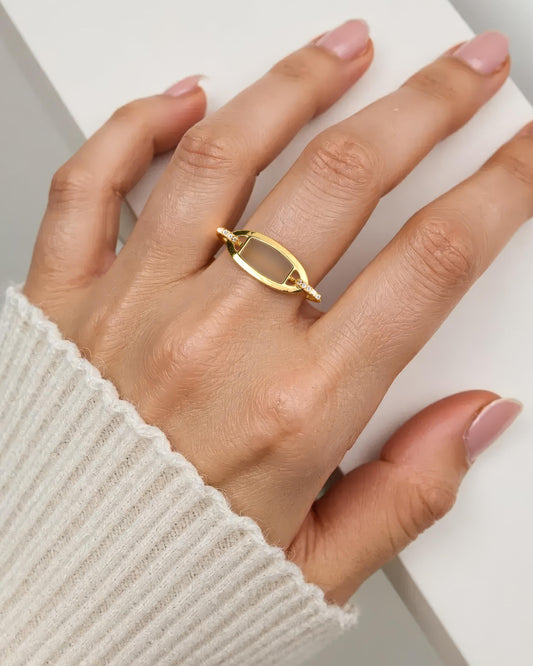 Eclipse Links Ring-Smoky Quartz