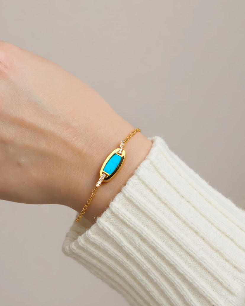 Eclipse Links Bracelet-Turquoise