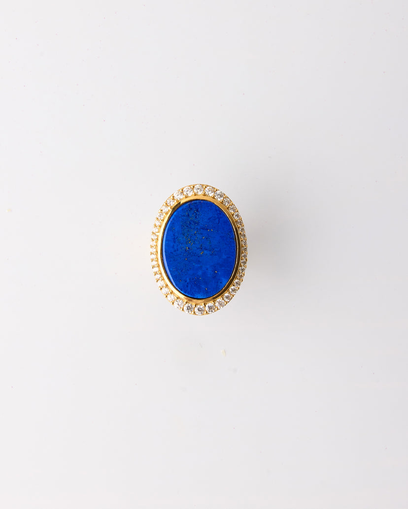 Aura Gems Ring-Lapis