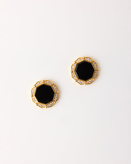 Octomira Earrings-Onyx