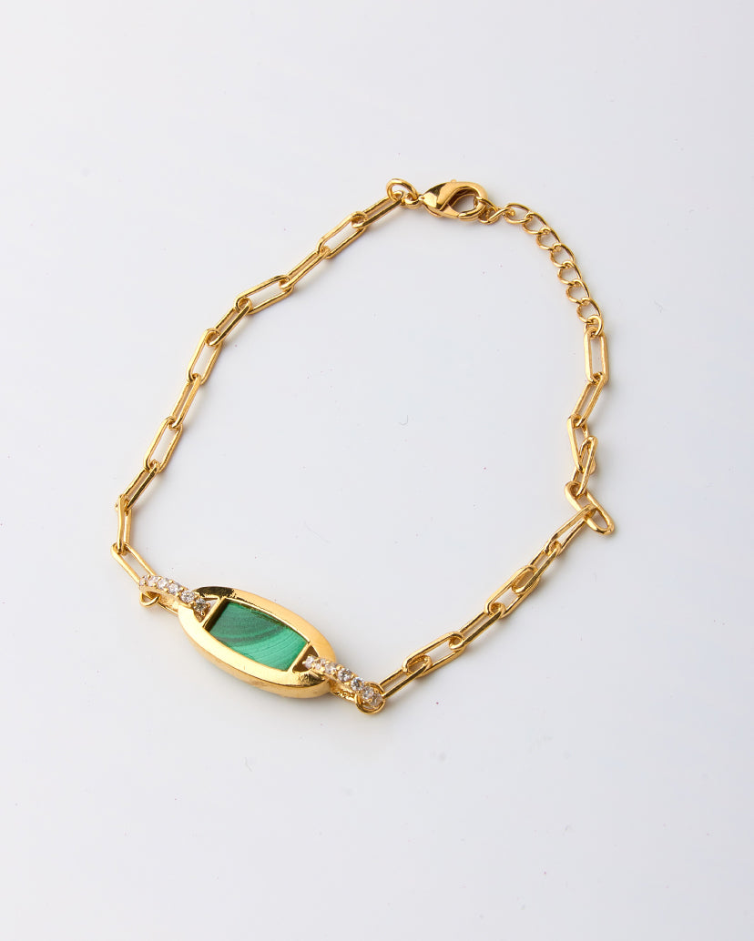 Eclipse Links Bracelet-Malachite