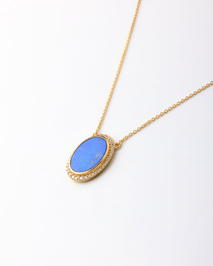 Aura Gems Necklace-Lapis