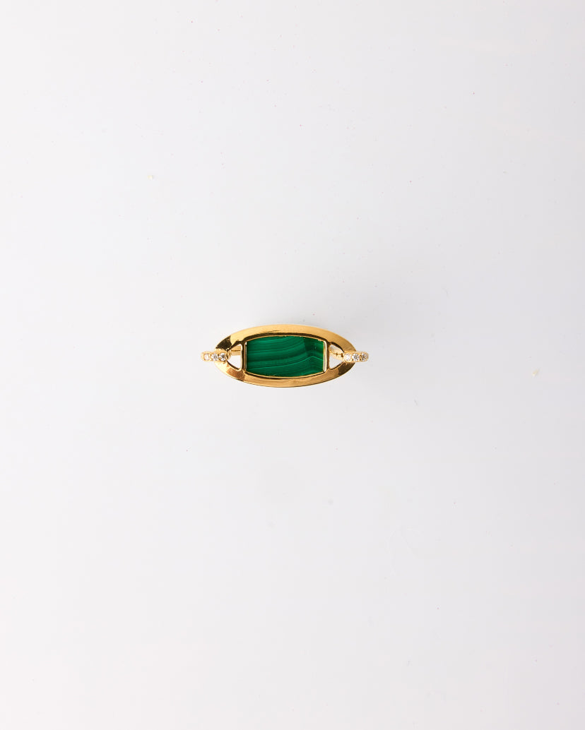 Eclipse Links Ring-Malachite