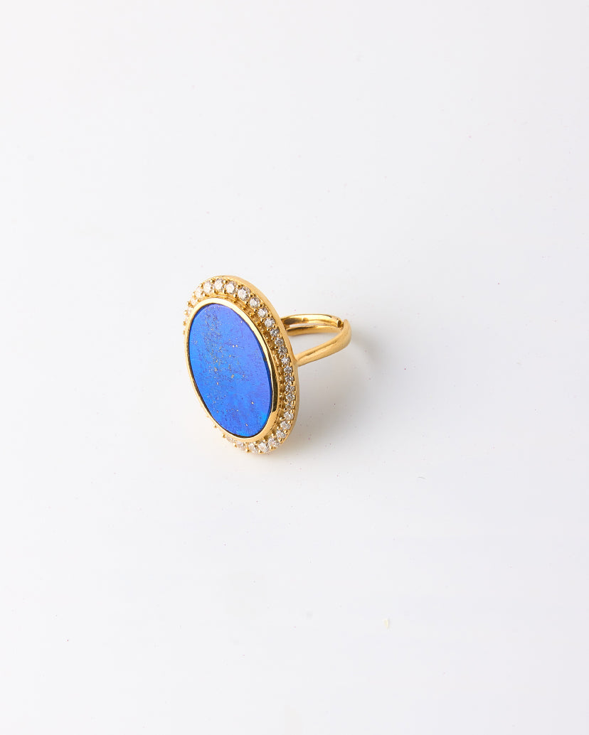 Aura Gems Ring-Lapis