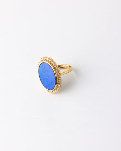 Aura Gems Ring-Lapis