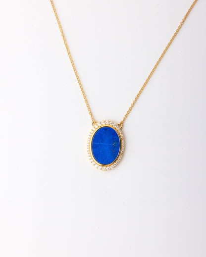 Aura Gems Necklace-Lapis