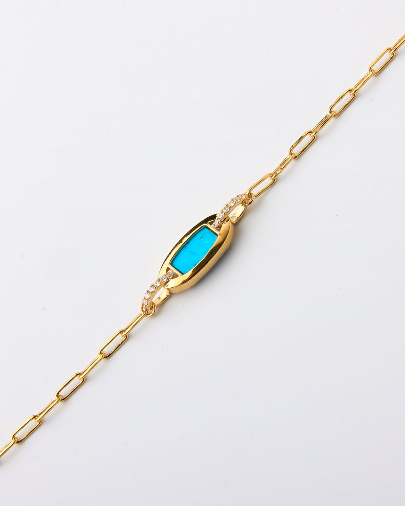 Eclipse Links Bracelet-Turquoise