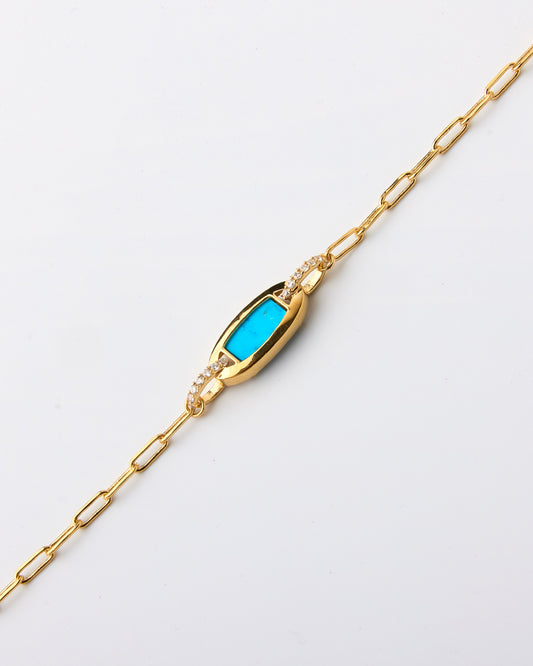 Eclipse Links Bracelet-Turquoise