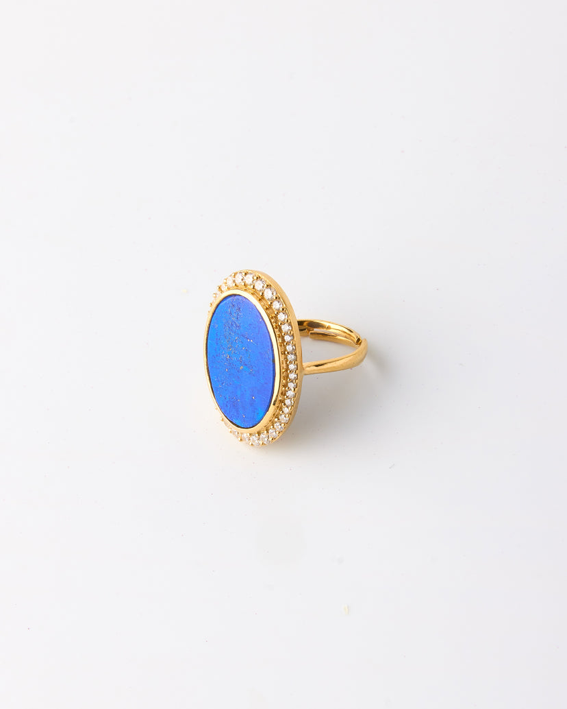 Aura Gems Ring-Lapis