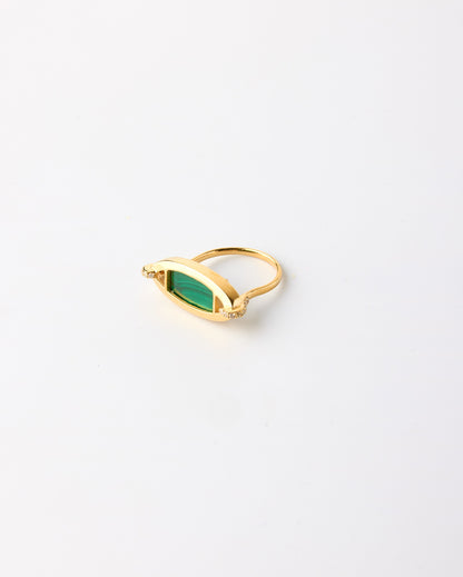 Eclipse Links Ring-Malachite