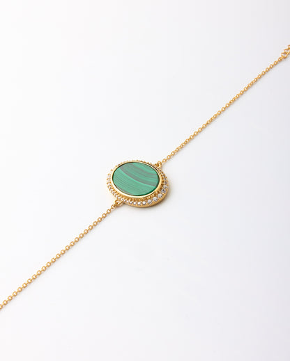 Aura Gems Bracelet-Malachite