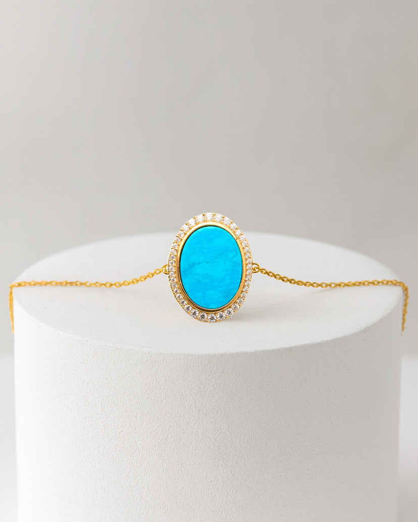 Aura Gems Bracelet-Turquoise