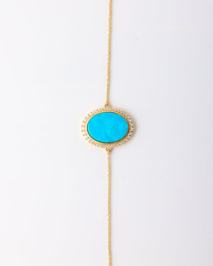 Aura Gems Bracelet-Turquoise