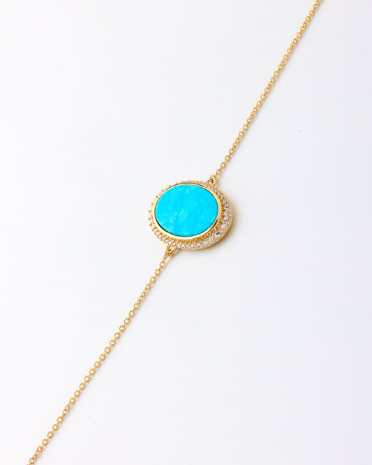 Aura Gems Bracelet-Turquoise