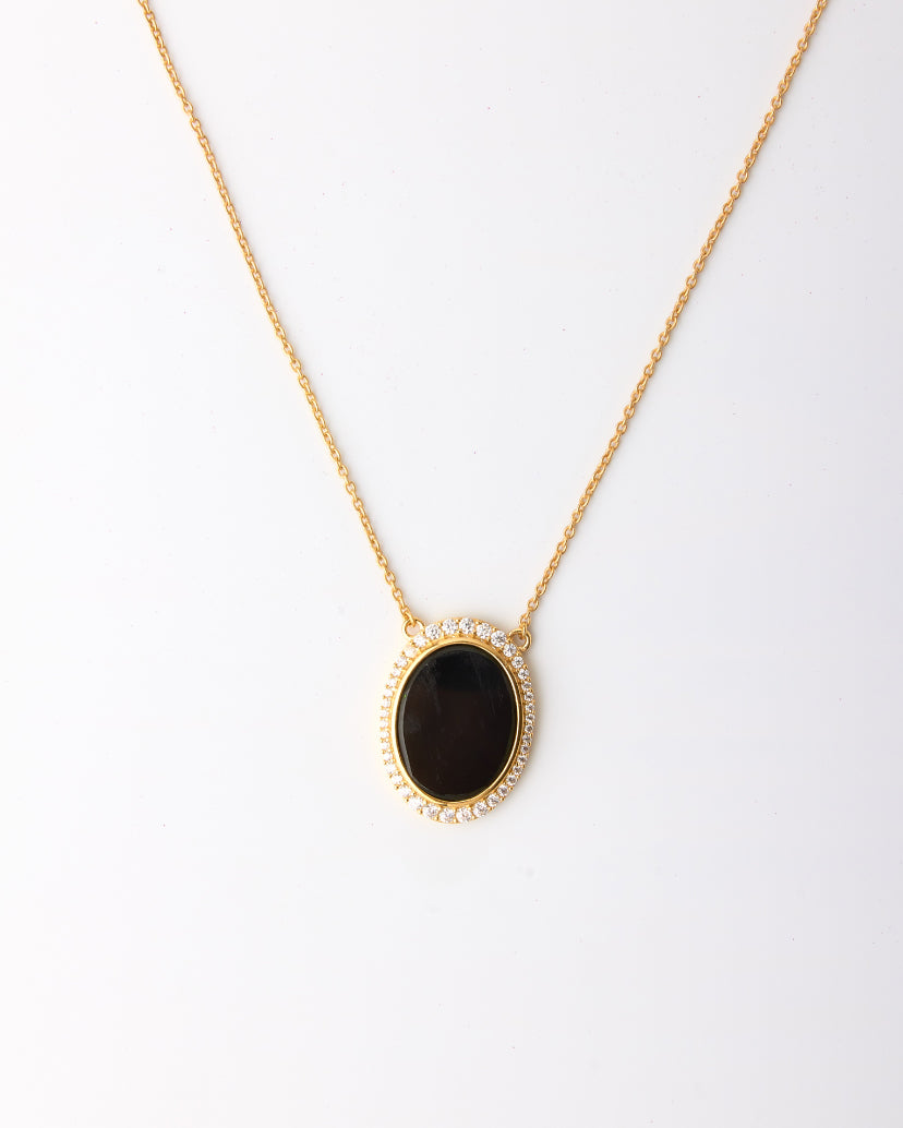 Aura Gems Necklace-Onyx