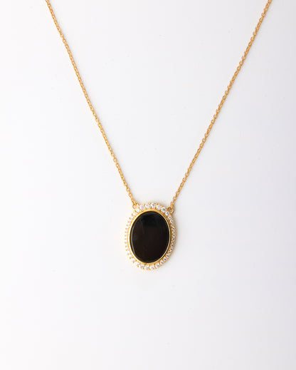 Aura Gems Necklace-Onyx