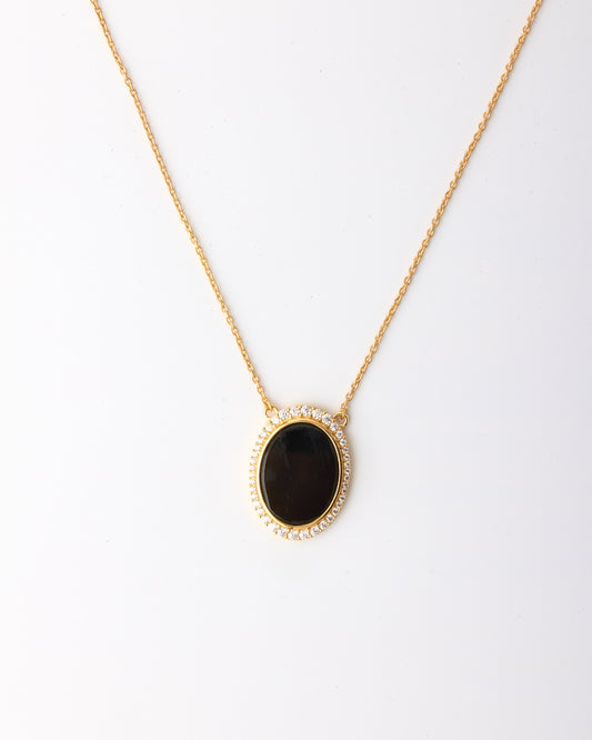 Aura Gems Necklace-Onyx