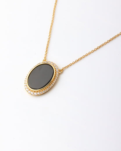 Aura Gems Necklace-Onyx