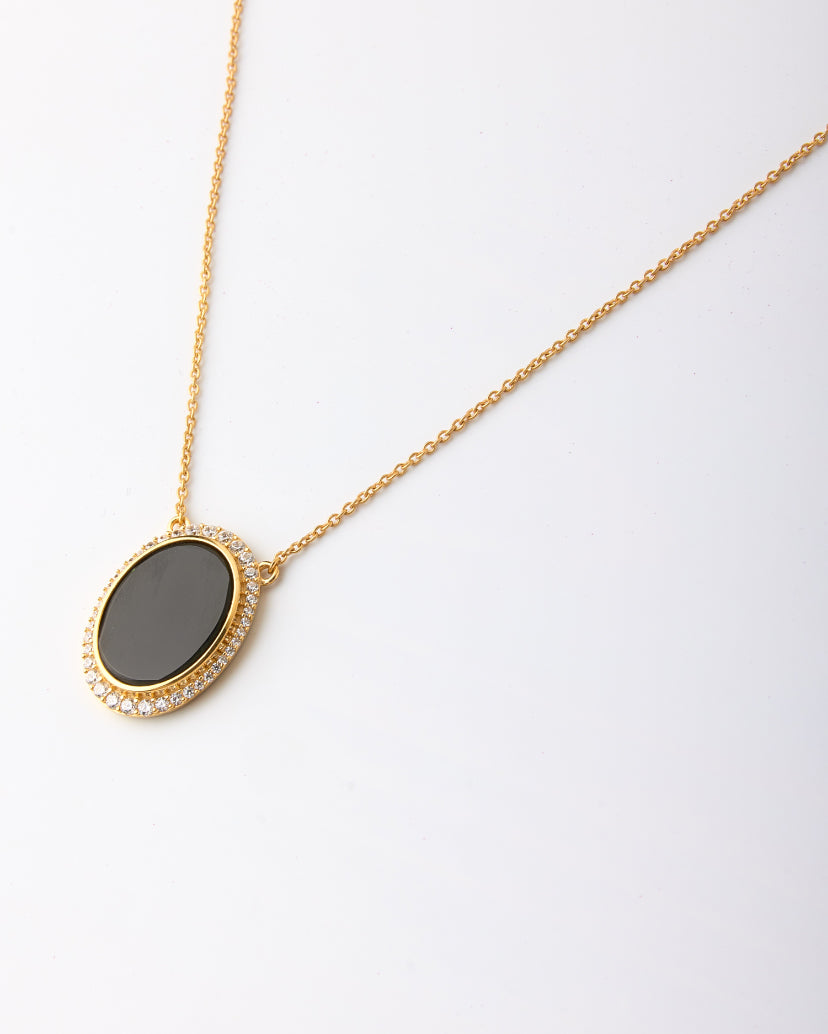 Aura Gems Necklace-Onyx