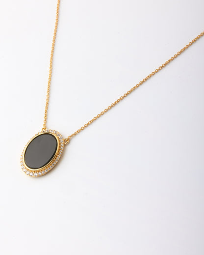 Aura Gems Necklace-Onyx