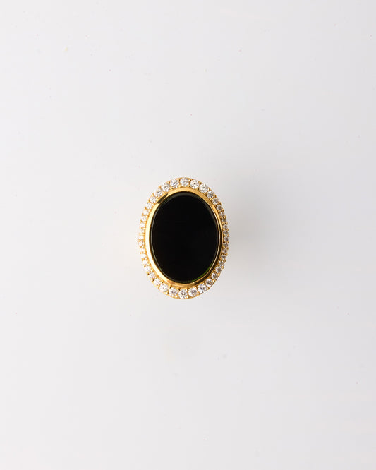 Aura Gems Ring-Onyx