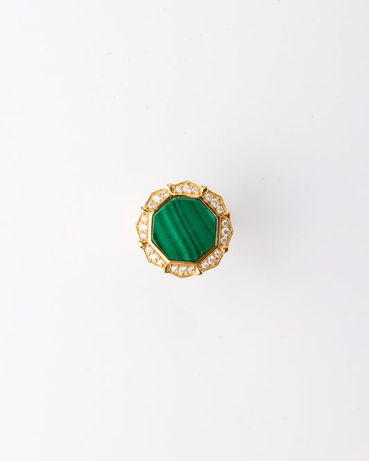 Octomira Ring-Malachite