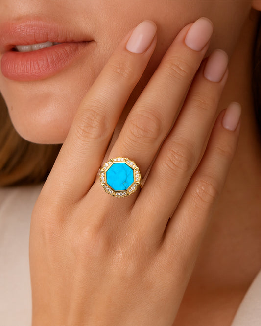 Octomira Ring-Turquoise